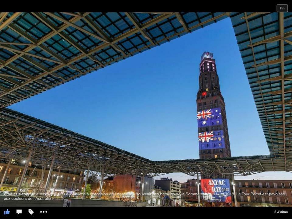 アミアンTour Perret 16 Eme Etage Unique 360 ºアパートメント エクステリア 写真